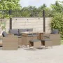 Gartensofa-Set mit Kissen, 6-teilig, beiges synthetisches Rattan von vidaXL, Gartensets - Ref: Foro24-3213553, Preis: 521,44 ...