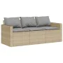 Gartensofa-Set mit Kissen, 6-teilig, beiges synthetisches Rattan von vidaXL, Gartensets - Ref: Foro24-3213553, Preis: 521,44 ...