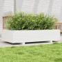 Solid white pine wood planter 110x60x26.5 cm by vidaXL, Pots and planters - Ref: Foro24-847349, Price: 105,00 €, Discount: %