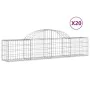 Gabion baskets 20 pcs arch shape iron 200x30x40/60 cm by , Pots and planters - Ref: Foro24-3146062, Price: 846,44 €, Discount: %