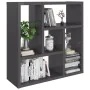 Glossy gray plywood wall shelf 45.1x16x45.1 cm by vidaXL, Shelves and shelves - Ref: Foro24-802956, Price: 27,37 €, Discount: %