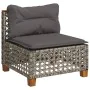 7-piece garden sofa set with gray synthetic rattan cushions by , Garden sets - Ref: Foro24-3261747, Price: 583,20 €, Discount: %