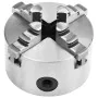 4-jaw self-centering lathe chuck 100 mm steel by vidaXL, Clamps and screws - Ref: Foro24-146709, Price: 107,16 €, Discount: %