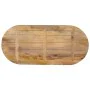 Tablero de mesa ovalado madera maciza de mango 90x40x3,8 cm de , Tableros para mesas - Ref: Foro24-370133, Precio: 63,31 €, D...