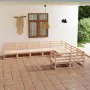 Gartenmöbel-Set 9-teilig aus massivem Kiefernholz von , Gartensets - Ref: Foro24-3075984, Preis: 529,48 €, Rabatt: %