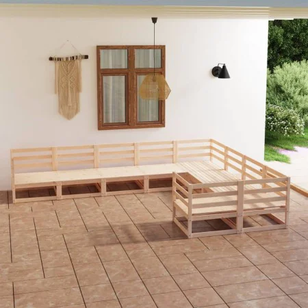 Garden furniture set 9 pieces solid pine wood by , Garden sets - Ref: Foro24-3075984, Price: 529,48 €, Discount: %