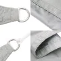 100% light gray oxford polyester sail awning 3x2.5 m by , Umbrellas - Ref: Foro24-4000540, Price: 32,60 €, Discount: %