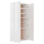 Glossy white plywood shoe cabinet 80x39x178 cm by vidaXL, Shoe racks and shoe organizers - Ref: Foro24-802864, Price: 225,89 ...