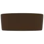 Matte dark brown ceramic round luxury washbasin 40x15 cm by vidaXL, Sinks - Ref: Foro24-147017, Price: 62,97 €, Discount: %