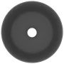 Matte dark gray round ceramic luxury washbasin 40x15 cm by vidaXL, Sinks - Ref: Foro24-147016, Price: 57,22 €, Discount: %