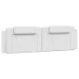 Padded white synthetic leather headboard 180 cm by , Headboards and footboards - Ref: Foro24-374805, Price: 61,88 €, Discount: %