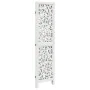 Three-panel solid Paulownia wood room divider screen in white. by , Room dividers - Ref: Foro24-358733, Price: 78,86 €, Disco...