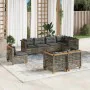 Set of garden sofas and cushions 8 pieces synthetic rattan gray by , Garden sets - Ref: Foro24-3261903, Price: 696,72 €, Disc...