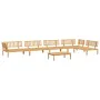 Set of 6-piece solid acacia wood garden pallet sofas by , Outdoor sofas - Ref: Foro24-3209313, Price: 649,04 €, Discount: %