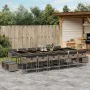 Garten-Essgruppe 17-teilig mit grauen Polstern aus synthetischem Rattan. von , Gartensets - Ref: Foro24-3278131, Preis: 1,00 ...