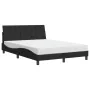 Bed with black velvet mattress 140x200 cm by , Beds and slatted bases - Ref: Foro24-3208600, Price: 445,44 €, Discount: %