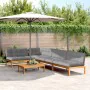 Garten-Palettensofa-Set mit 5-teiligen Kissen aus Akazienholz. von , Outdoor-Sofas - Ref: Foro24-3209470, Preis: 917,34 €, Ra...