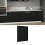 Plywood black dishwasher panel 45x3x67 cm by , Kitchen cabinets - Ref: Foro24-802555, Price: 38,39 €, Discount: %