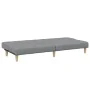 Two-seater sofa bed with light gray fabric ottoman by , Sofas - Ref: Foro24-3258138, Price: 290,25 €, Discount: %