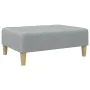 Two-seater sofa bed with light gray fabric ottoman by , Sofas - Ref: Foro24-3258138, Price: 290,25 €, Discount: %