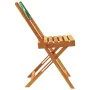 Reclining garden chairs, set of 6, made of solid wood and green fabric. by , Garden chairs - Ref: Foro24-3214623, Price: 243,...