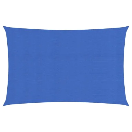 Rectangular blue HDPE sail shade 160 g/m² 3x6 m by , Umbrellas - Ref: Foro24-311515, Price: 41,42 €, Discount: %