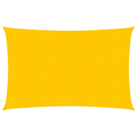 Rectangular yellow HDPE sail shade 160 g/m² 5x6 m by , Umbrellas - Ref: Foro24-311576, Price: 56,43 €, Discount: %