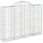 Wire mesh baskets 20 units, arched shape, iron, 200x30x140/160 cm. by , Pots and planters - Ref: Foro24-3146167, Price: 1,00 ...