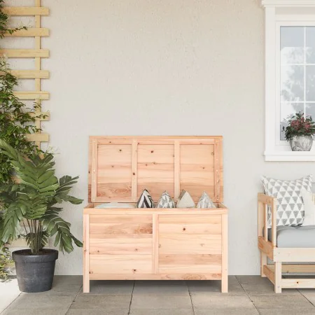 Solid fir wood garden cushion box 99x50x56.5 cm by , Outdoor storage boxes - Ref: Foro24-364752, Price: 113,39 €, Discount: %