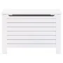 Storage box with lid FROG solid white wood 100x49x54cm by , Storage trunks - Ref: Foro24-4002324, Price: 102,15 €, Discount: %