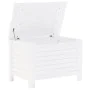 Storage box with lid FROG solid white wood 100x49x54cm by , Storage trunks - Ref: Foro24-4002324, Price: 102,15 €, Discount: %