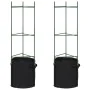 Support for tomatoes with 2 steel and PP bags, 116 cm. by , Pot stands - Ref: Foro24-4009284, Price: 25,16 €, Discount: %