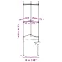 Support for tomatoes with 2 steel and PP bags, 116 cm. by , Pot stands - Ref: Foro24-4009284, Price: 25,16 €, Discount: %