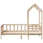 Sofa bed with solid pine wood roof 90x190 cm by , Beds and slatted bases - Ref: Foro24-3282214, Price: 171,22 €, Discount: %