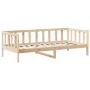 Sofa bed with solid pine wood roof 90x190 cm by , Beds and slatted bases - Ref: Foro24-3282214, Price: 171,22 €, Discount: %