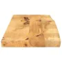 Solid mango wood natural edge table top 70x30x3.8 cm by , Table tops - Ref: Foro24-370381, Price: 42,94 €, Discount: %