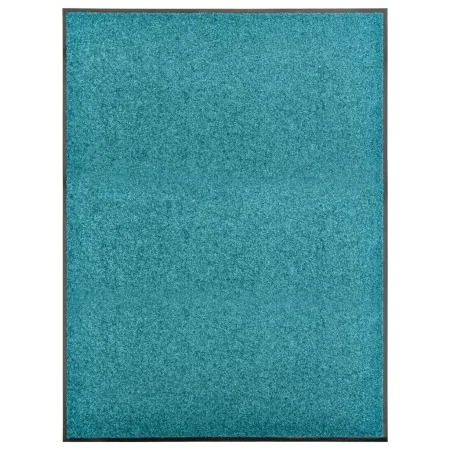 Waschbare Fußmatte in Cyanblau, 90 x 120 cm von vidaXL, Fußmatten - Ref: Foro24-323460, Preis: 50,57 €, Rabatt: %