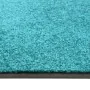 Waschbare Fußmatte in Cyanblau, 90 x 120 cm von vidaXL, Fußmatten - Ref: Foro24-323460, Preis: 50,57 €, Rabatt: %