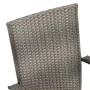 Stackable garden chairs 4 units gray synthetic rattan by vidaXL, Garden chairs - Ref: Foro24-310085, Price: 183,13 €, Discoun...