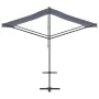 Free-standing awning made of blue and white fabric and steel, 300x300 cm. by , Umbrellas - Ref: Foro24-368931, Price: 266,10 ...