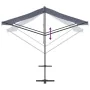 Free-standing awning made of blue and white fabric and steel, 300x300 cm. by , Umbrellas - Ref: Foro24-368931, Price: 266,10 ...