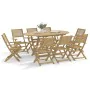 Folding garden chairs 6 pcs acacia wood 54.5x61.5x86.5cm by , Garden chairs - Ref: Foro24-3214226, Price: 272,21 €, Discount: %