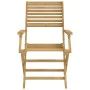 Folding garden chairs 6 pcs acacia wood 54.5x61.5x86.5cm by , Garden chairs - Ref: Foro24-3214226, Price: 272,21 €, Discount: %