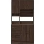 Mueble de cocina madera ingeniería marrón roble 95x50x180 cm de , Armarios de cocina - Ref: Foro24-3276538, Precio: 262,03 €,...