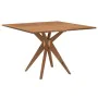 Square garden table made of solid acacia wood 110x110x75 cm by , Garden tables - Ref: Foro24-367837, Price: 181,09 €, Discoun...