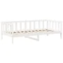 Sofa bed with solid white pine wood roof 90x190 cm by , Beds and slatted bases - Ref: Foro24-3282215, Price: 190,70 €, Discou...