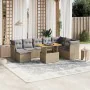 Garden sofa set 9 pieces with beige synthetic rattan cushions by , Garden sets - Ref: Foro24-3270975, Price: 624,19 €, Discou...