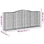 Gabion baskets 20 units, arched shape, iron, 400x50x160/180cm by , Pots and planters - Ref: Foro24-3147045, Price: 3,00 €, Di...