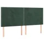 Cama box spring con colchón terciopelo verde oscuro 160x200 cm de , Camas y somieres - Ref: Foro24-3137794, Precio: 611,96 €,...