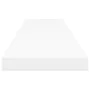 Floating wall shelves 2 pcs MDF white 120x23.5x3.8 cm by vidaXL, Shelves and shelves - Ref: Foro24-323821, Price: 50,06 €, Di...